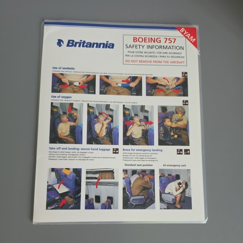 Britannia boeing 757 byam - britannia, g-byam