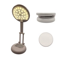 LED Desk Lamp Rechargeable Lamp 3600mAh Battery Foldable Reading Light, White