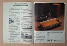 Bush Arena Hi-Fi Original UK Press Advert  1972