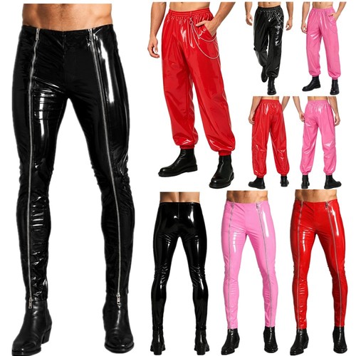 Men leather hot - men, pants