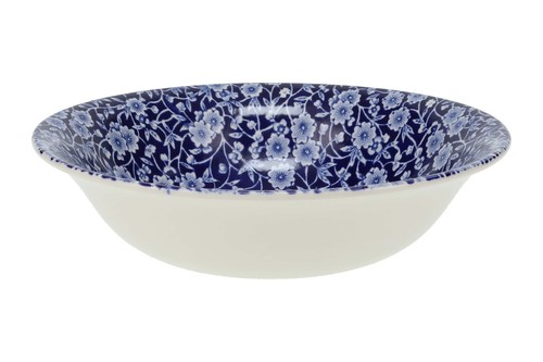 Burleigh blue calico soup - calico,