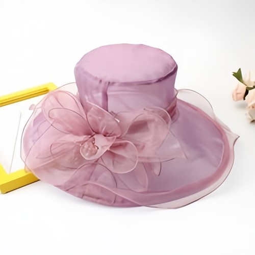 Vintage organza flower - sun, hat