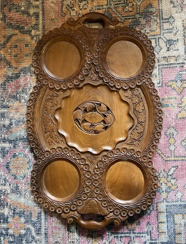 Vintage wooden hand carved - hand,