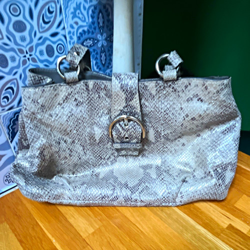 Coach poppy grey snakeskin - poppy,