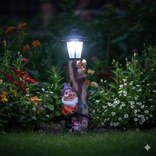 Garden Gnome Solar Light Up