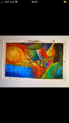 Original african painting - original,