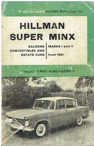 Hillman super minx - minx, &