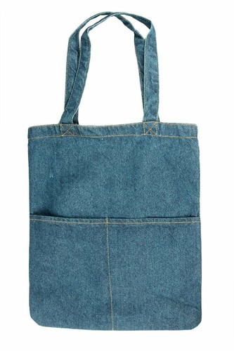 Denim tote bag - tote,