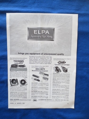 Elpa thorens 124 224 - thorens, td-224