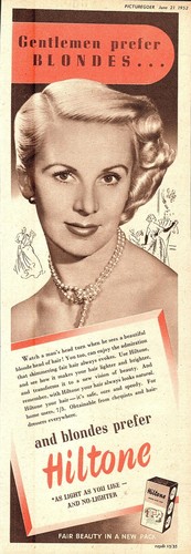 1952 advert for hiltone hair - for,