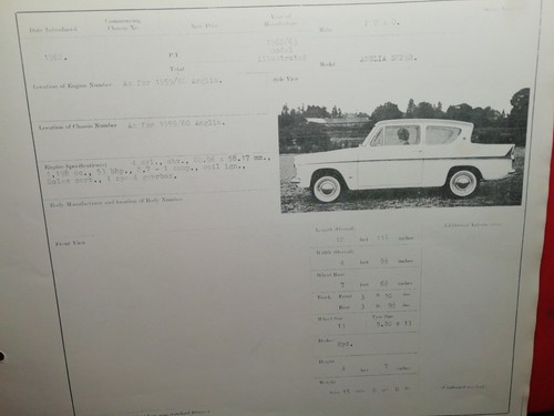 Ford anglia super - super, police