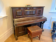 BERRY UPRIGHT GRAND - OVERSTRUNG - PIANO . GREAT CONDITION nt stool music