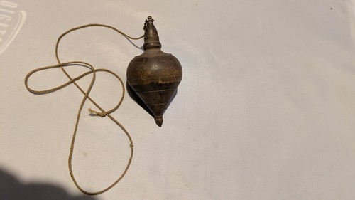 Antique turnip plumb bob - plumb,