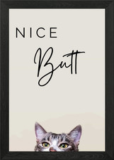 Nice Butt Framed Wall Art