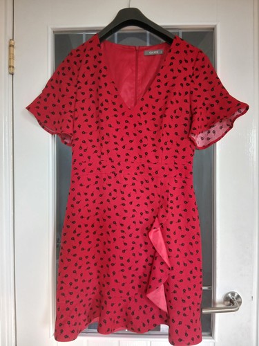 Oasis red black floral - oasis,