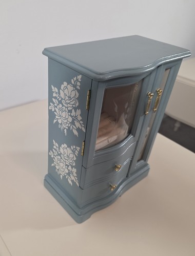 Hand painted jewelry box - painted,