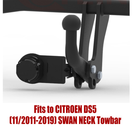 Swan neck tow bar - swan, for