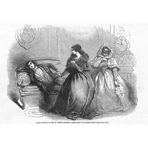 Opera scene from domino - from, le