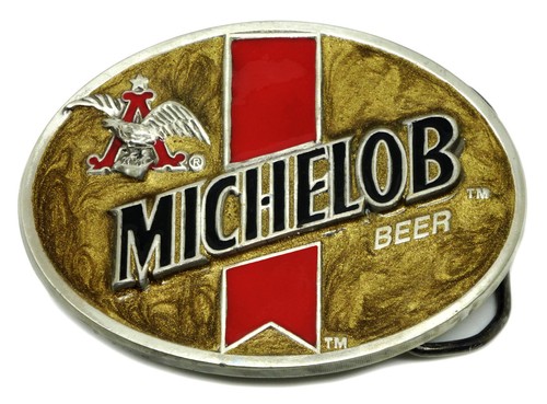 Michelob beer belt buckle - beer,