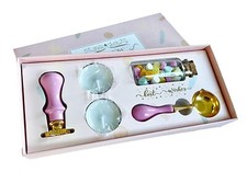 Wax Seal Stamp Kit Dark Pink -