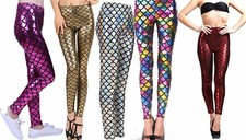 Girls Mermaid Metallic Fish