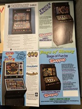 Selection Of Fruit Machine Marketing Promo Leaflets And Brochures. Barcrest Etc