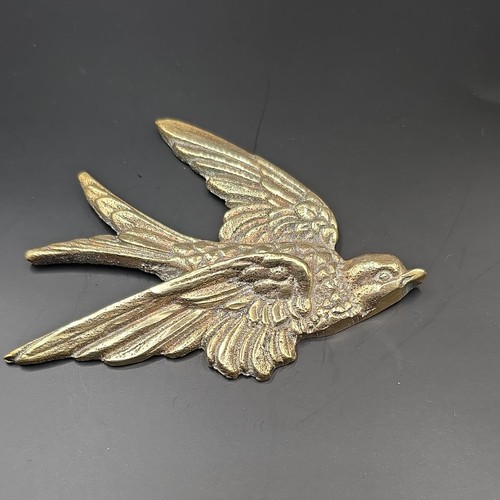 Vintage brass flying swallow - vintage,