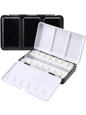 Empty Watercolor Palette Metal