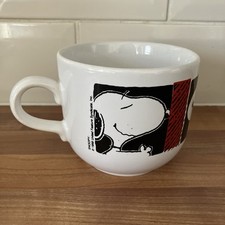 Vintage Rare Collectable 1980's Snoopy Kilncraft Large  Mug Cup