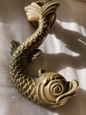 Vintage Cutajar Works Heavy Solid Brass Door Knocker