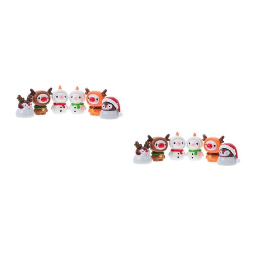 12pcs christmas miniature - 12pcs,
