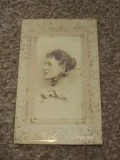 CDV Photograph - Pretty Lady by R. H. Lord, CAMBRIDGE