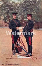 0018. 2nd Life Guards. Signallers. Tucks Oilette. Unposted