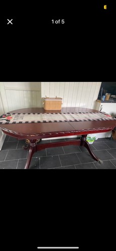 Gate legged table - -, foldable