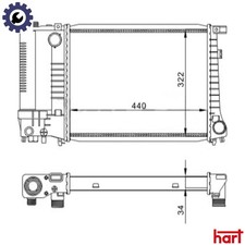 RADIATOR ENGINE COOLING 605