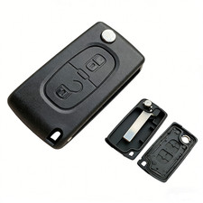 2 Button Flip Car Key Fob Case
