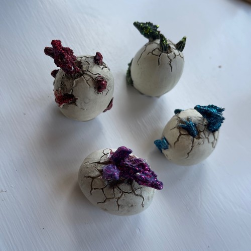 Set baby dragon eggs - of, 4