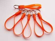 High Visibility Ad Loop Keyrings - Fluorescent Loops - Pack of 6 or 10