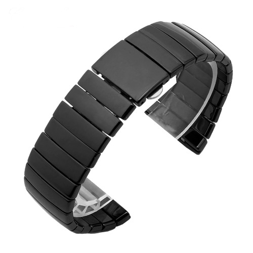 Black ceramic watchband for - black,