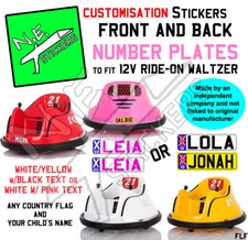 2 X personalised number plates