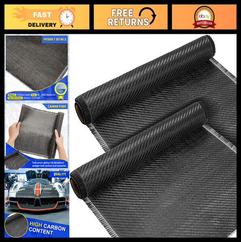 10ft carbon fiber fabric - x,