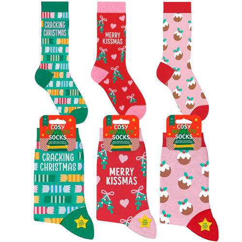Ladies christmas socks pack - ladies,