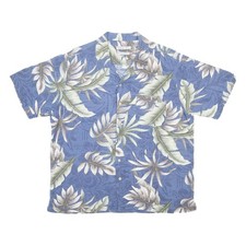 BATIK BAY Mens Blue Hawaiian