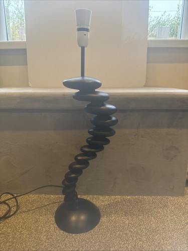 Sculptural black pebble table - sculptural,