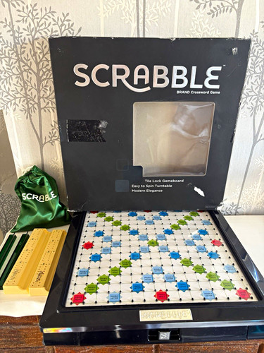 Rare mattel scrabble - mattel, deluxe