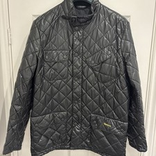 Mens Rare Barbour International Bluff Black  Jacket Medium 22” PTP Ashby Bedale