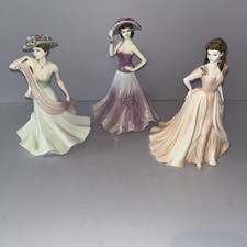 3 Coalport figures ladies of