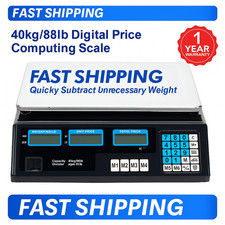 ACS-30 40kg/5g Digital Price Scale | LCD Display | Retail Shop Market Weighing