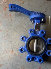 Albion Fully Lugged Lever Operated Butterfly Valve DN80mm PN16. Wrass