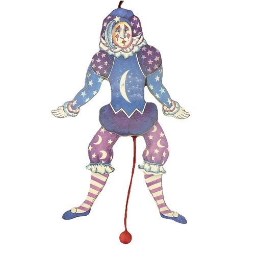 Pierrot pull string - pull, puppet
